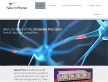 Tablet Screenshot of neurophase.com